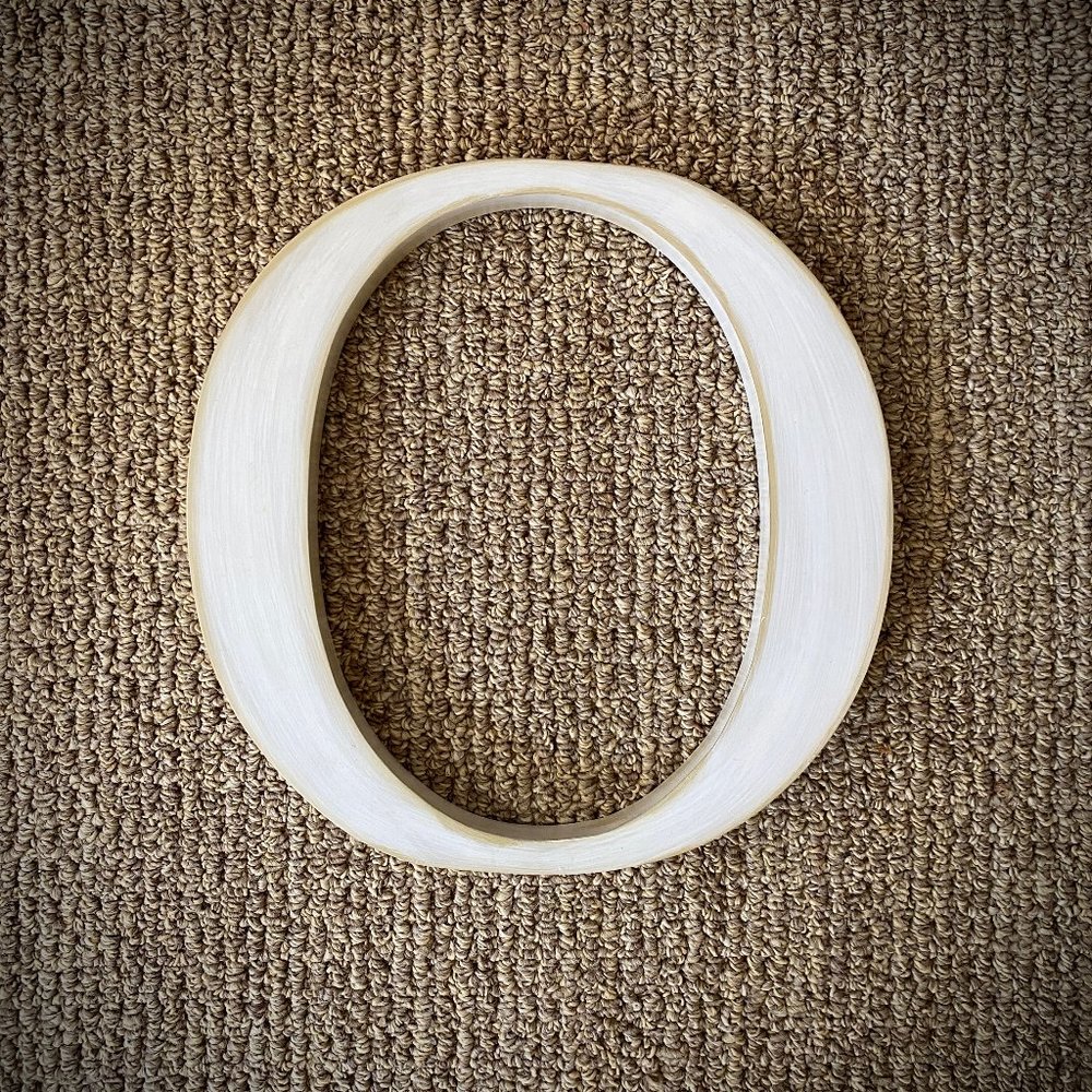 Pottery Barn Kids Resin Initial Letter "O"